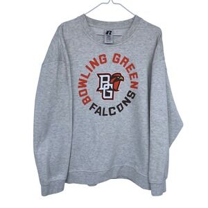 Russell Athletic Bowling Green Falcons Crewneck Sweatshirt Mens XL Heather Gray